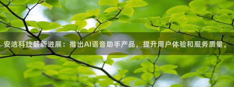 安洁科技最新进展：推出AI语音助手产品，提升用户体验和服务质量。